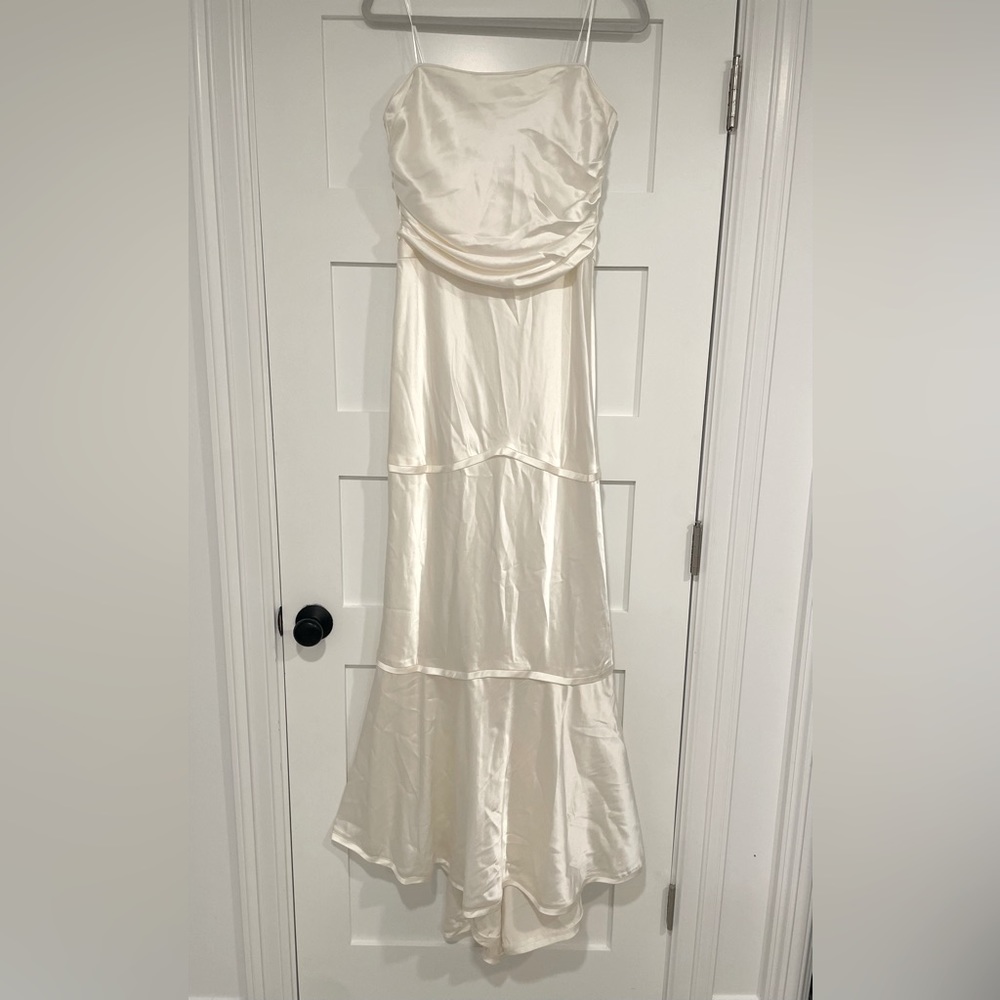 ABS Allen Schwartz Cream Gown